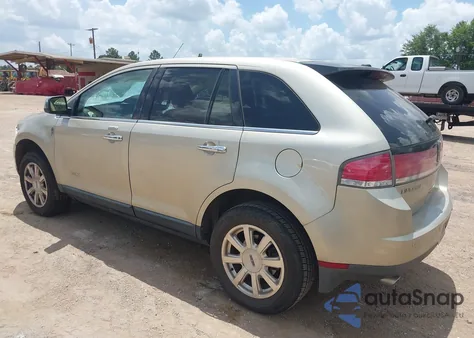 2010 Lincoln Mkx z USA, uszkodzony, nr VIN 2LMDJ6JC4ABJ09734